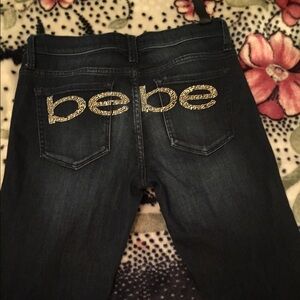 Bebe sexy jeans with Swarovski crystals limited.